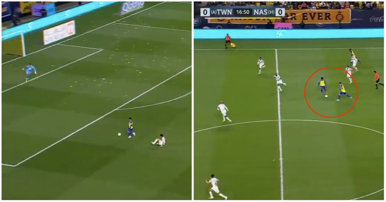 Cristiano Ronaldo Produces Stunning First Assist For Al Nassr Vs Al Taawoun