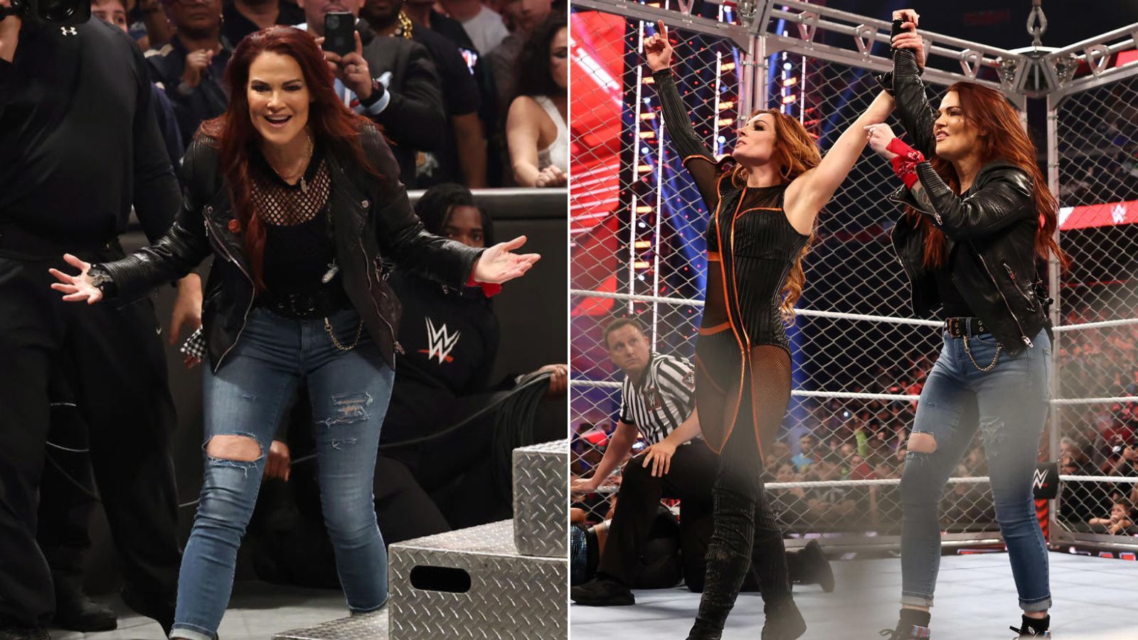 Lita Returns, Helps Becky Lynch Beat Bayley In Steel Cage Match On 2/6 WWE  Raw