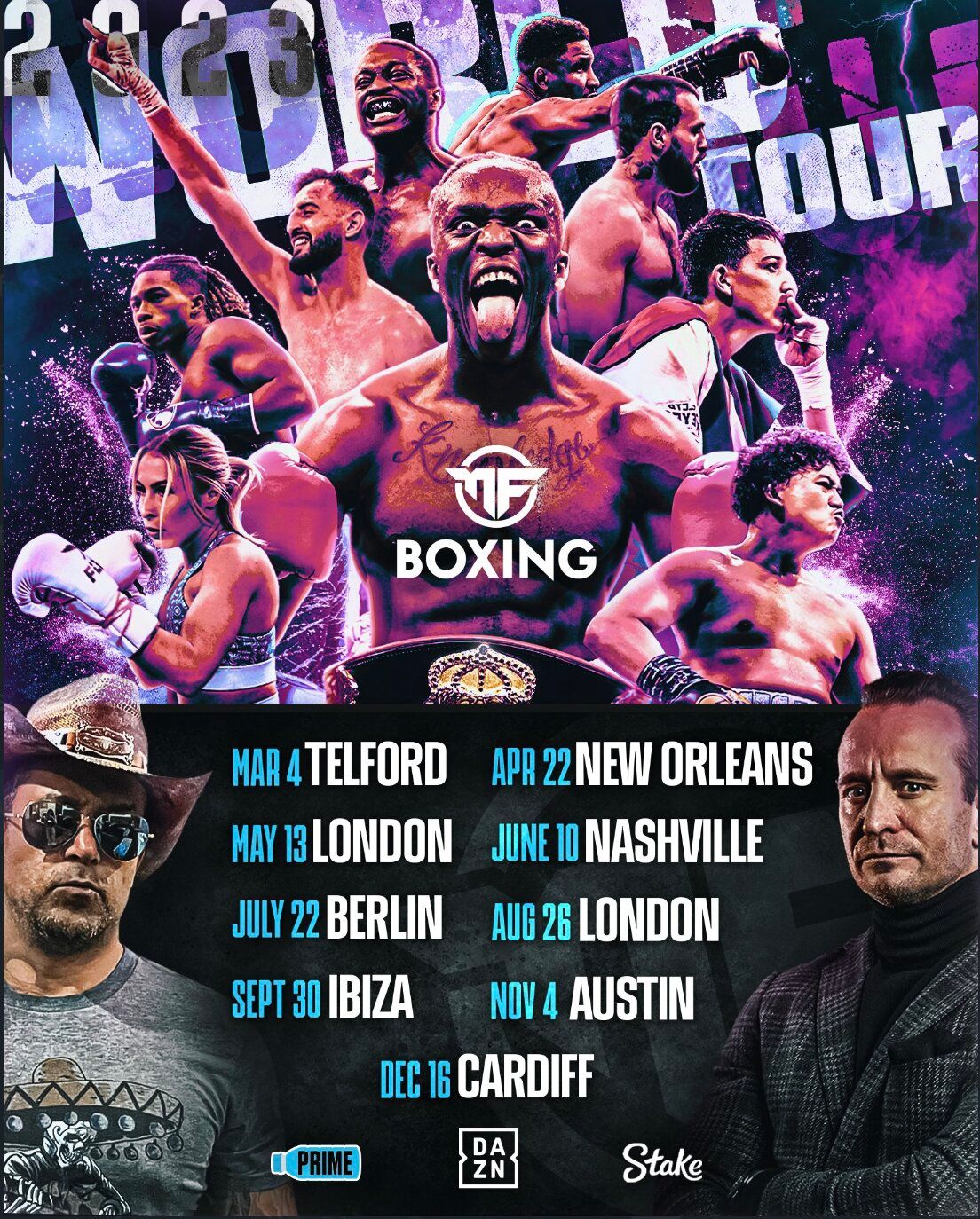 Misfits Boxing All 2023 Dates Confirmed by KSI