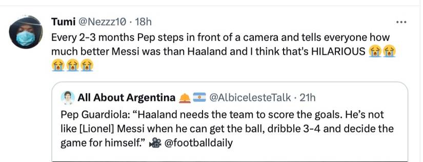 Messi Kind Pep Guardiola explains major difference between Erling Haaland and ...