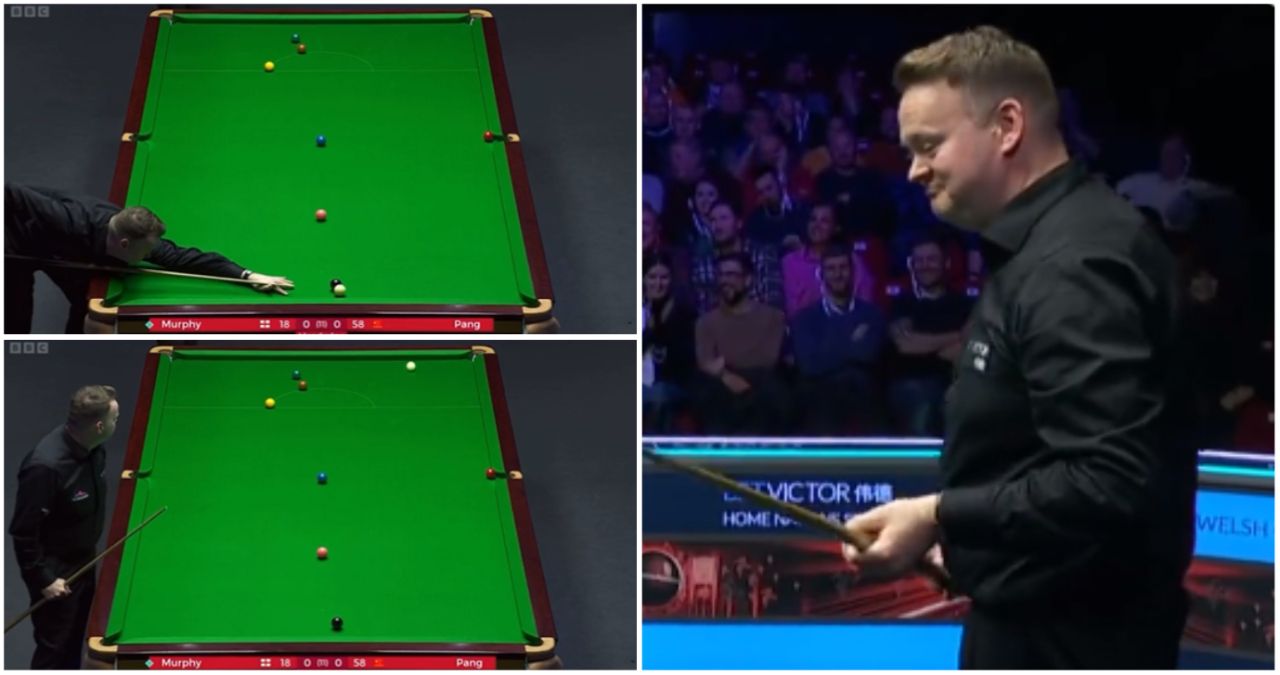 Welsh Open Snooker Shaun Murphy produces magic shot in semifinal clash