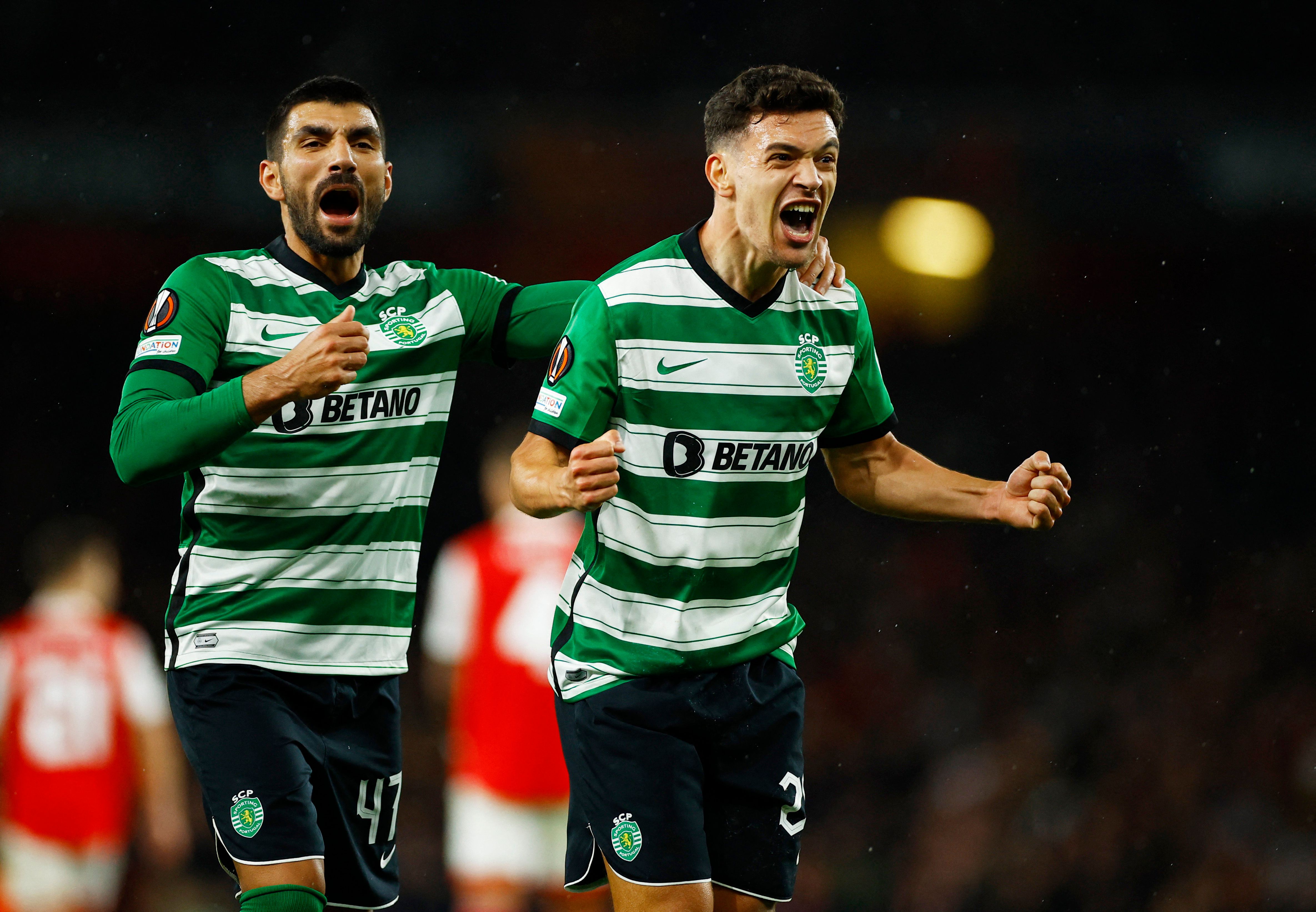 Arsenal Vs Sporting Pedro Gonçalves Scores From Halfway Line