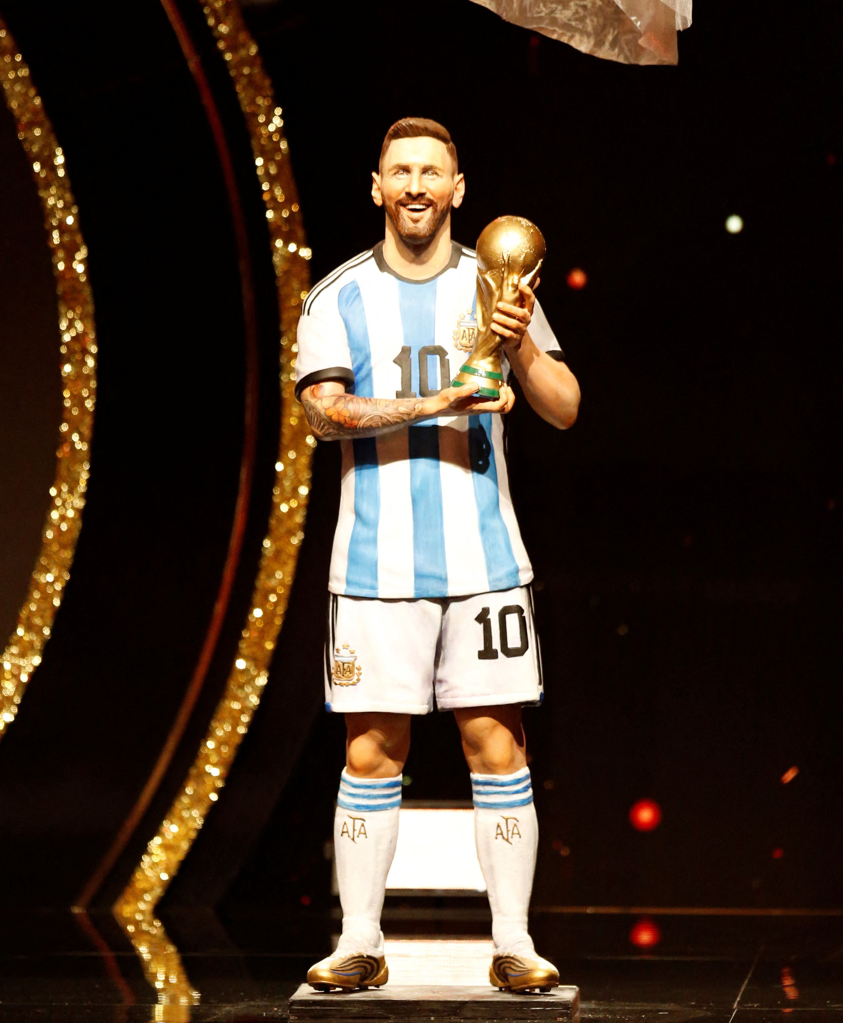 Lionel Messi life-size statue