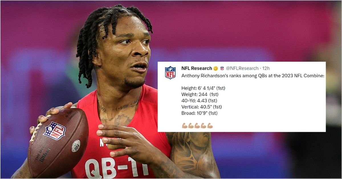 NFL Combine: Anthony Richardson Leaves Fans In Awe Following Record ...