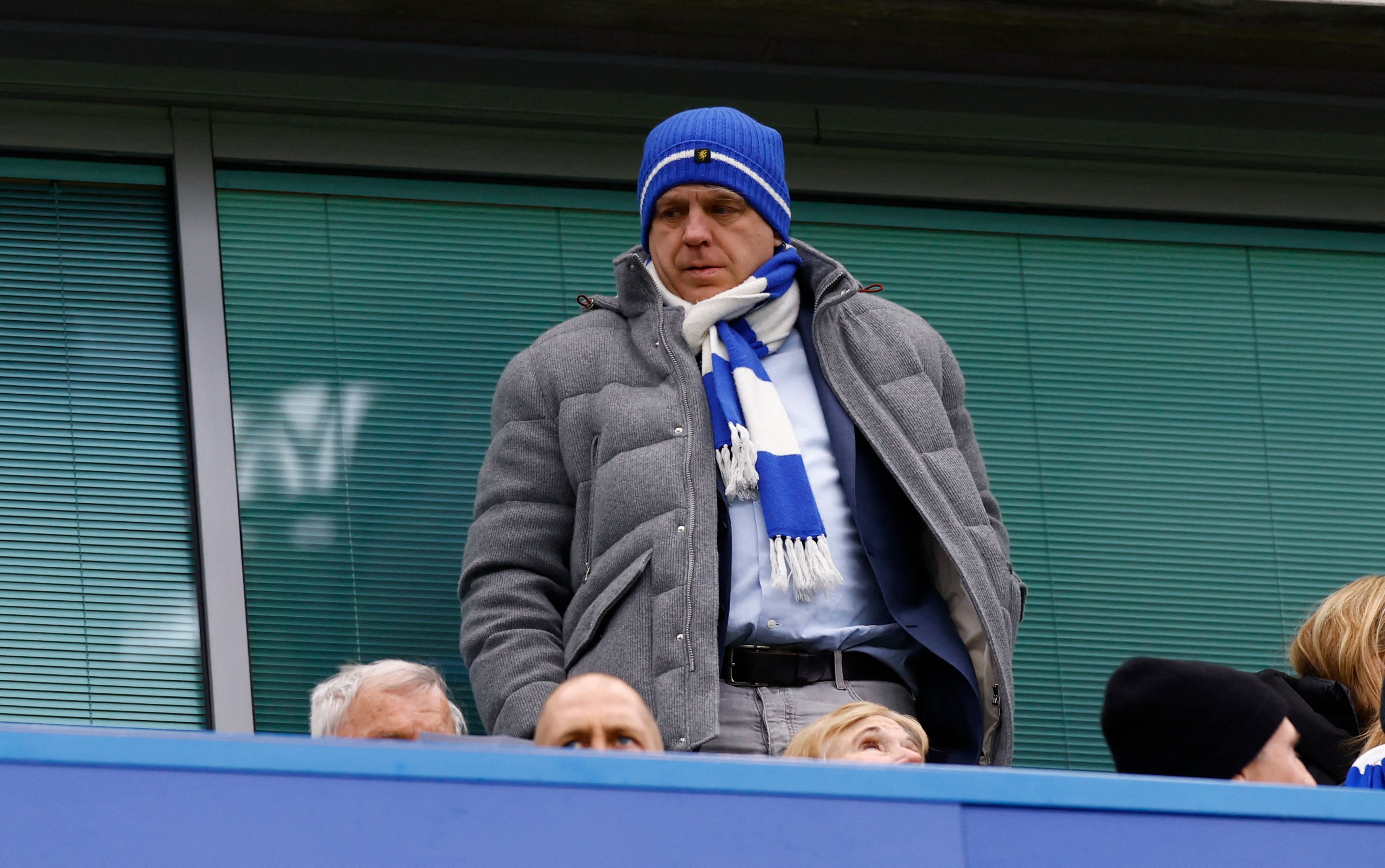 Chelsea co-owner and chairman Todd Boehly before Leeds game