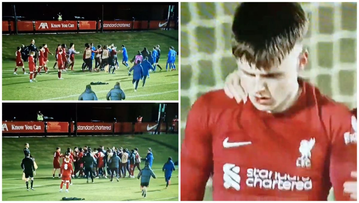 Luis Diaz's brother involved in mass brawl after Liverpool U19s beat ...