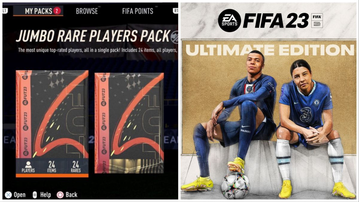 100k Pack and FIFA 23 Cover 