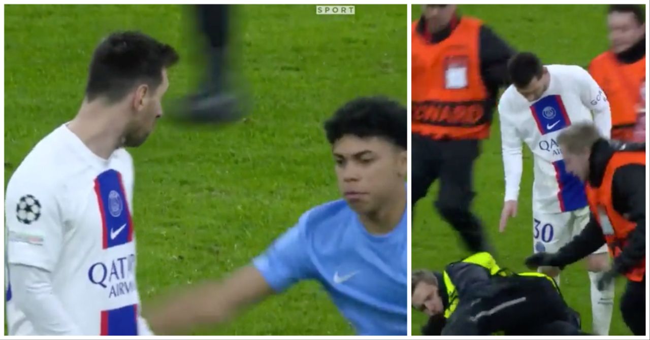 Lionel Messi almost wiped out by fan after PSG lose to Bayern Munich