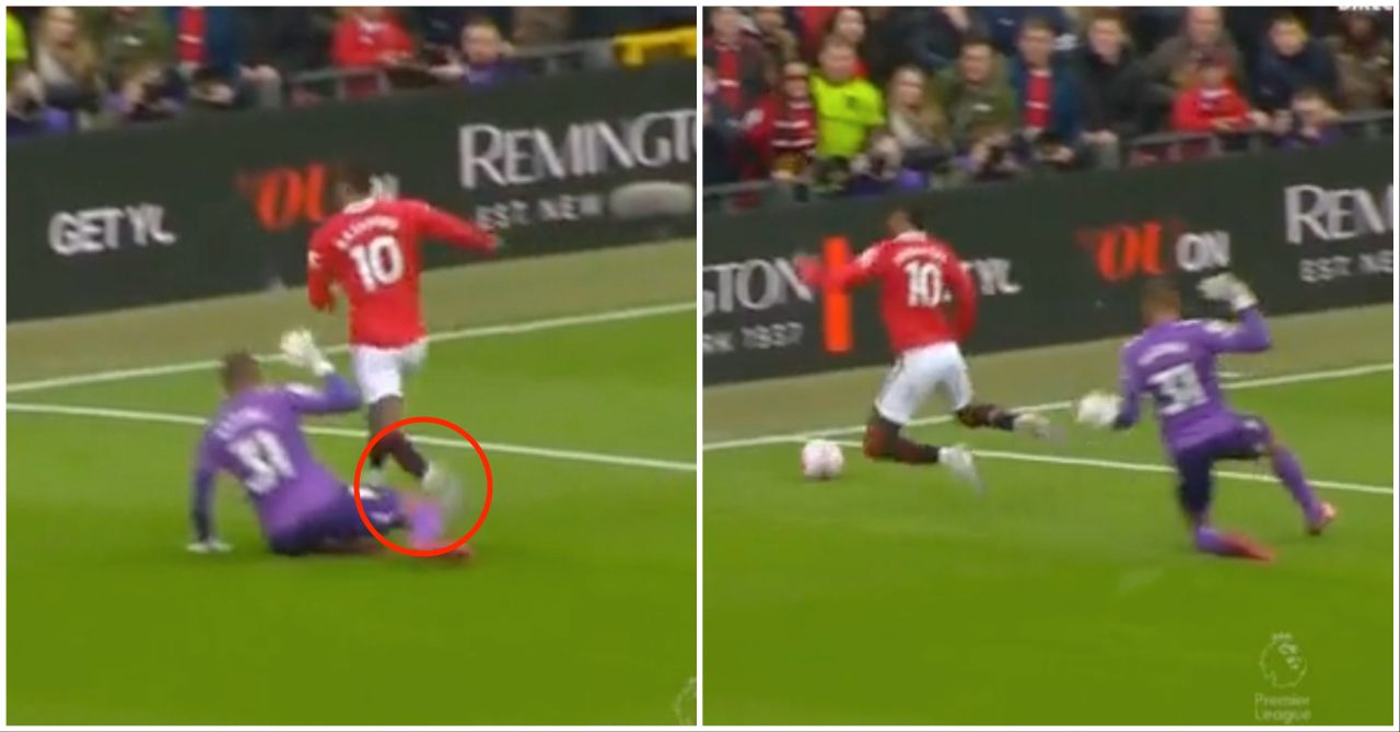 Marcus Rashford's 'dive' vs Southampton Alternative angle tells a