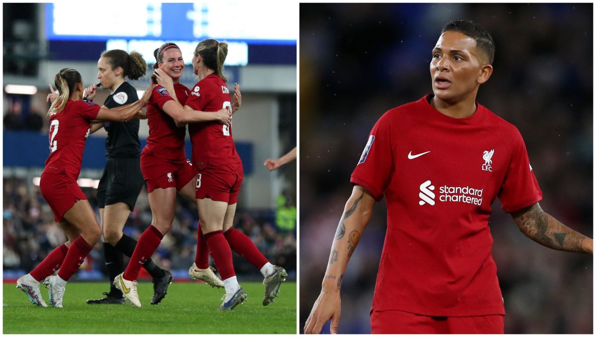 Liverpool's disallowed goal in the WSL Merseyside Derby leaves fans very confused