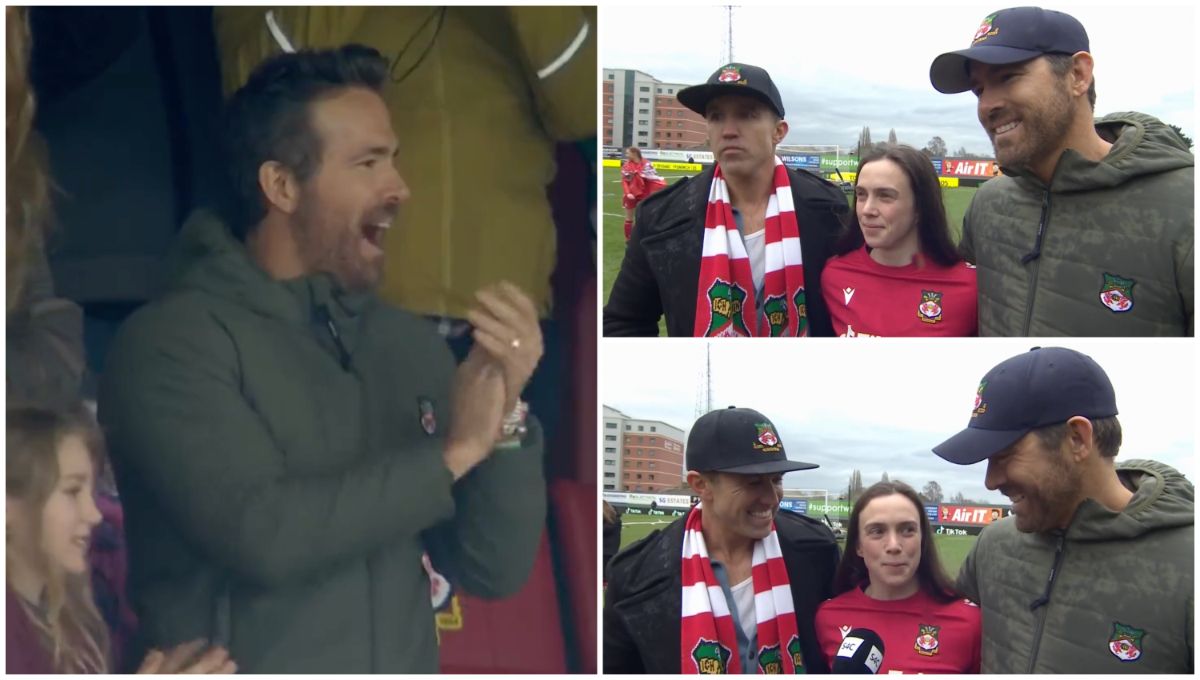 Ryan Reynolds Gives Heartwarming Interview After Wrexham Women Win League 