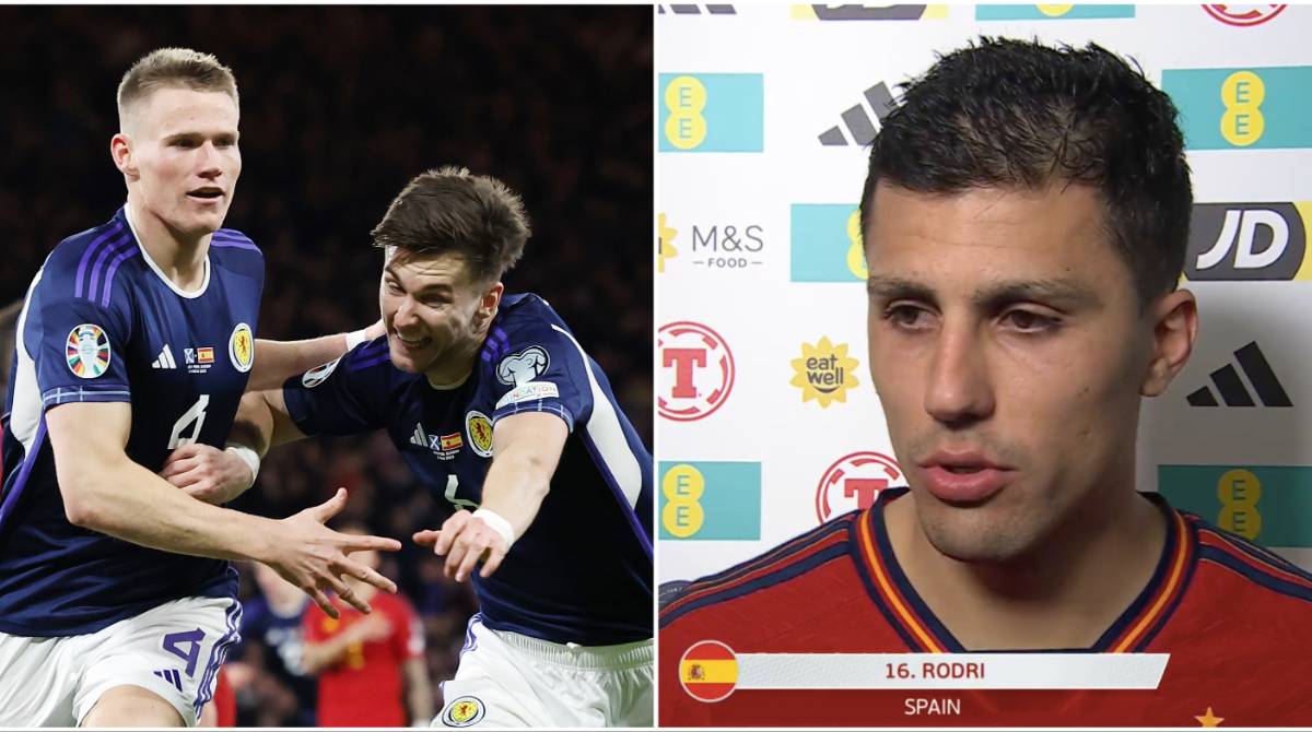 Scotland 2-0 Spain: Rodri slammed Steve Clarke's side during interview