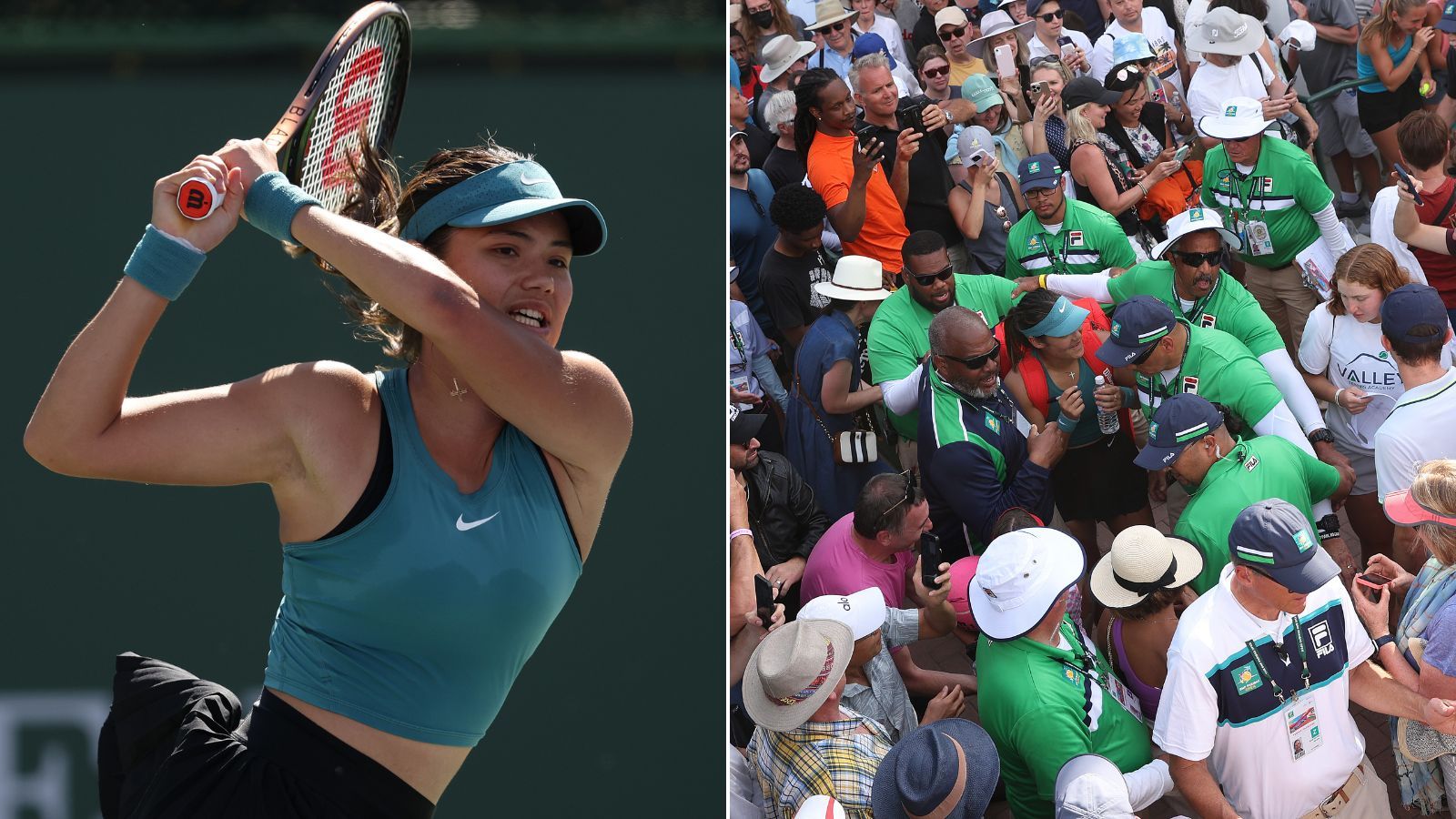 Emma Raducanu’s Reaction To Being Mobbed By Fans After Indian Wells Win ...