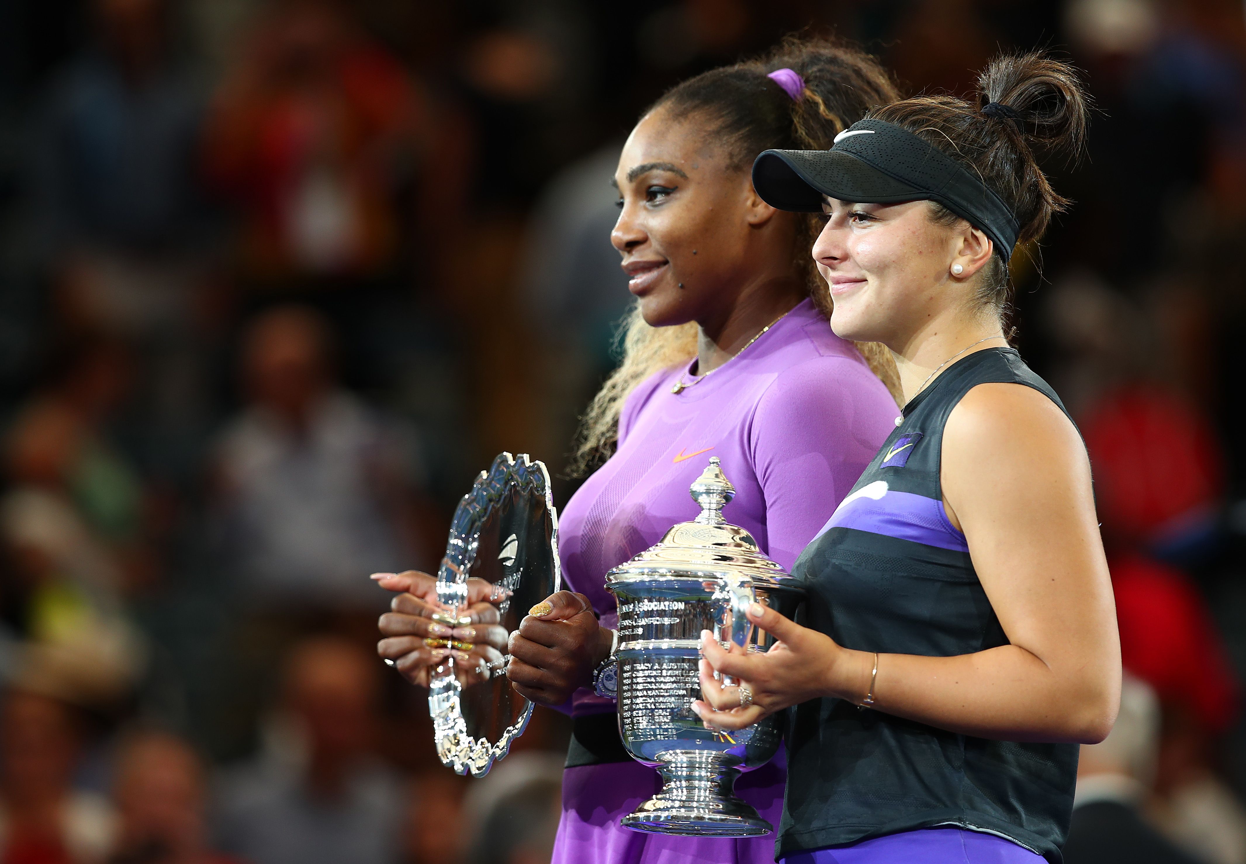 Serena Williams and Bianca Andreescu 