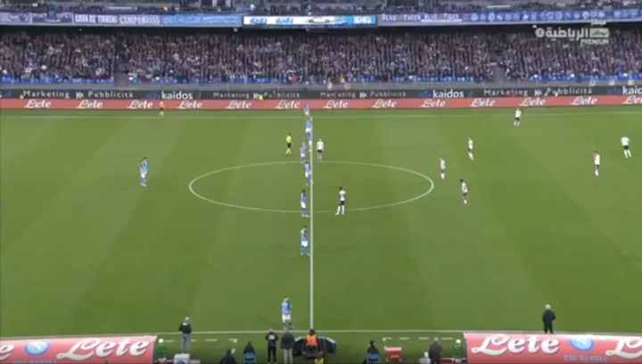 Kick Off Routines Napoli’s rare attacking kick-off routine vs Atalanta