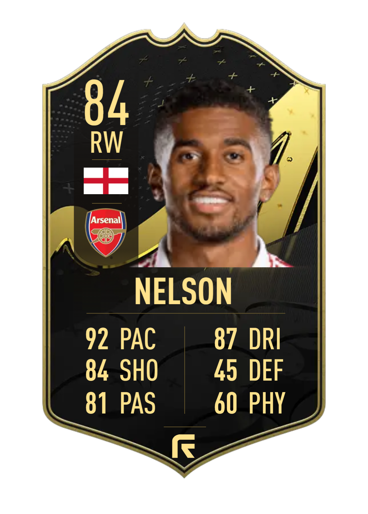 Nelson predicted in-form card in FIFA 23