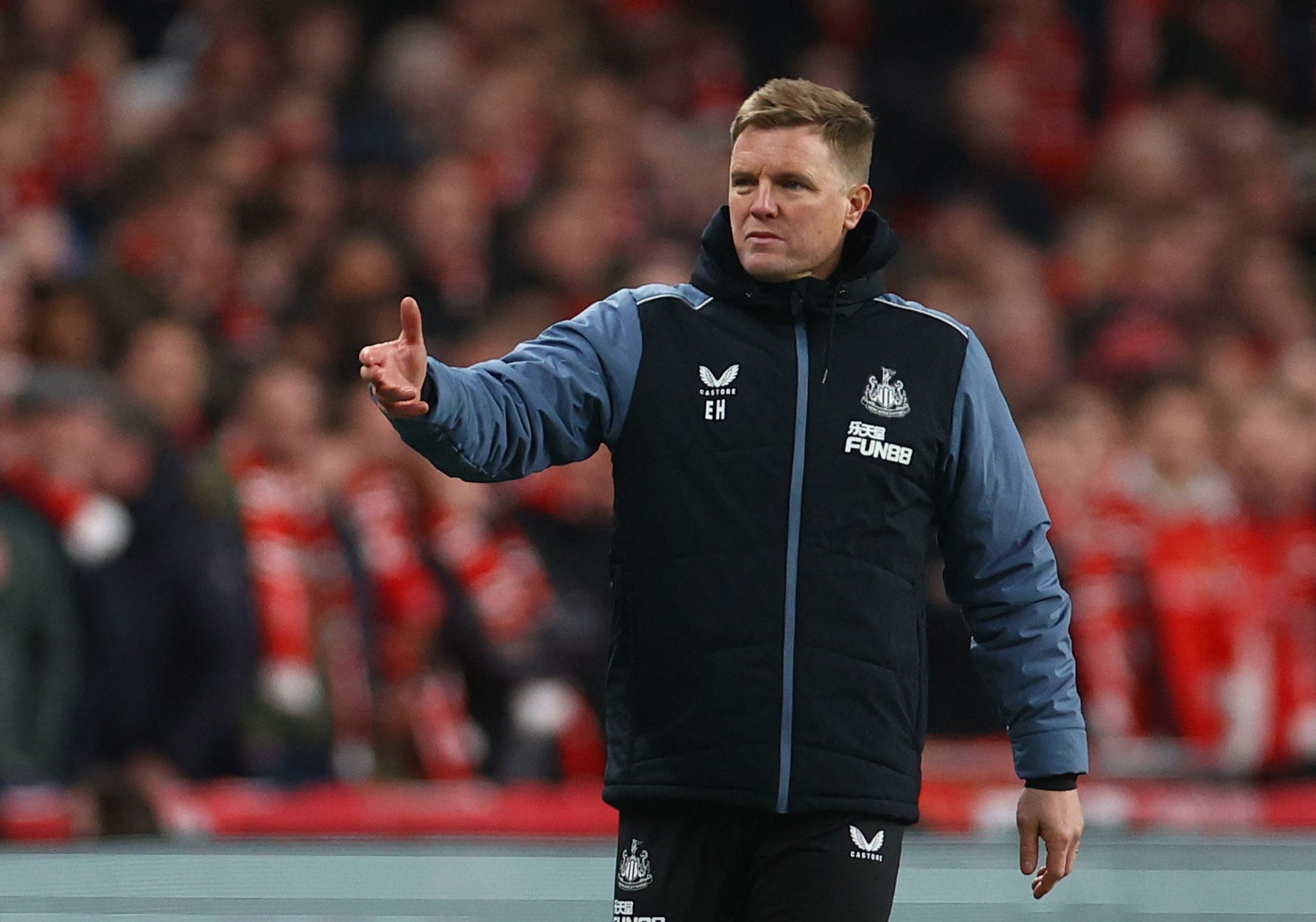 Newcastle United manager Eddie Howe during Carabao Cup final