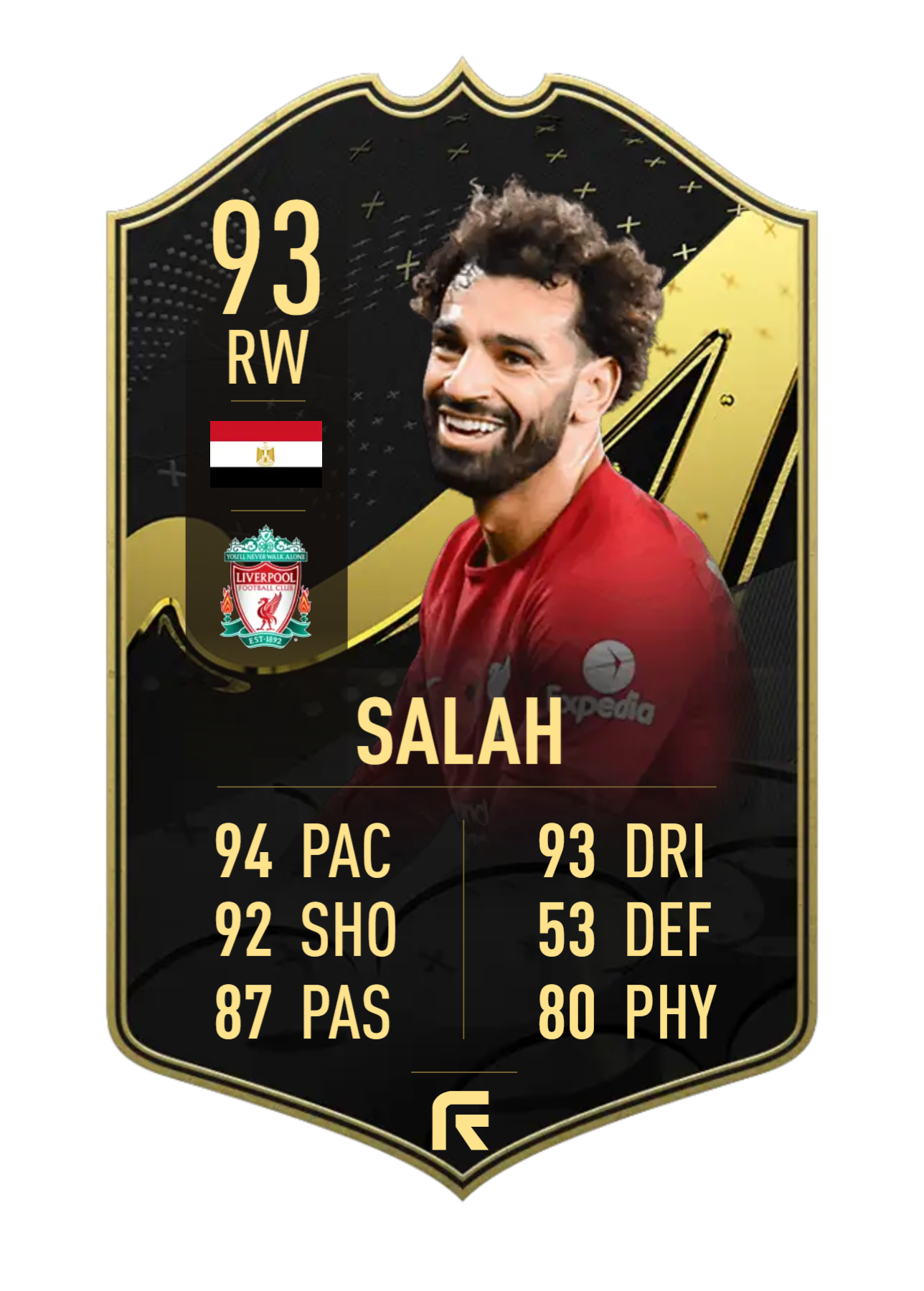 Salah predicted in-form card in FIFA 23