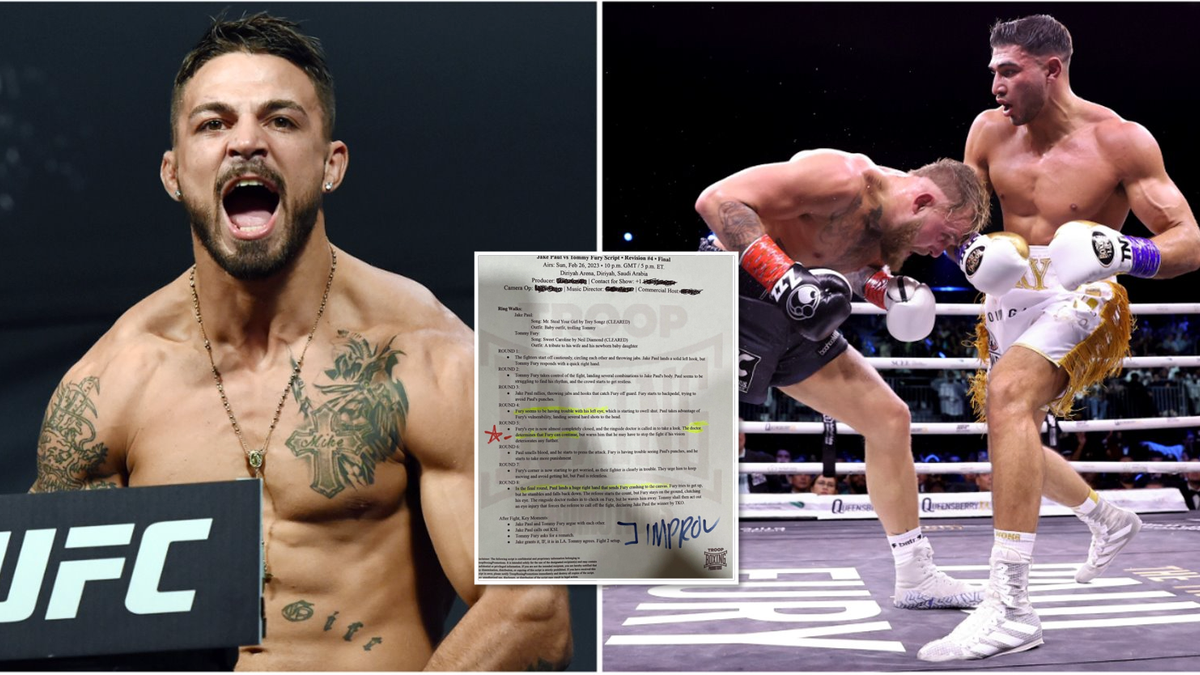Jake Paul vs Tommy Fury fake script led to fighter being told off