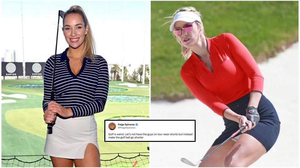 Paige Spiranac criticises 'weird' rule proposal that would shake up golf