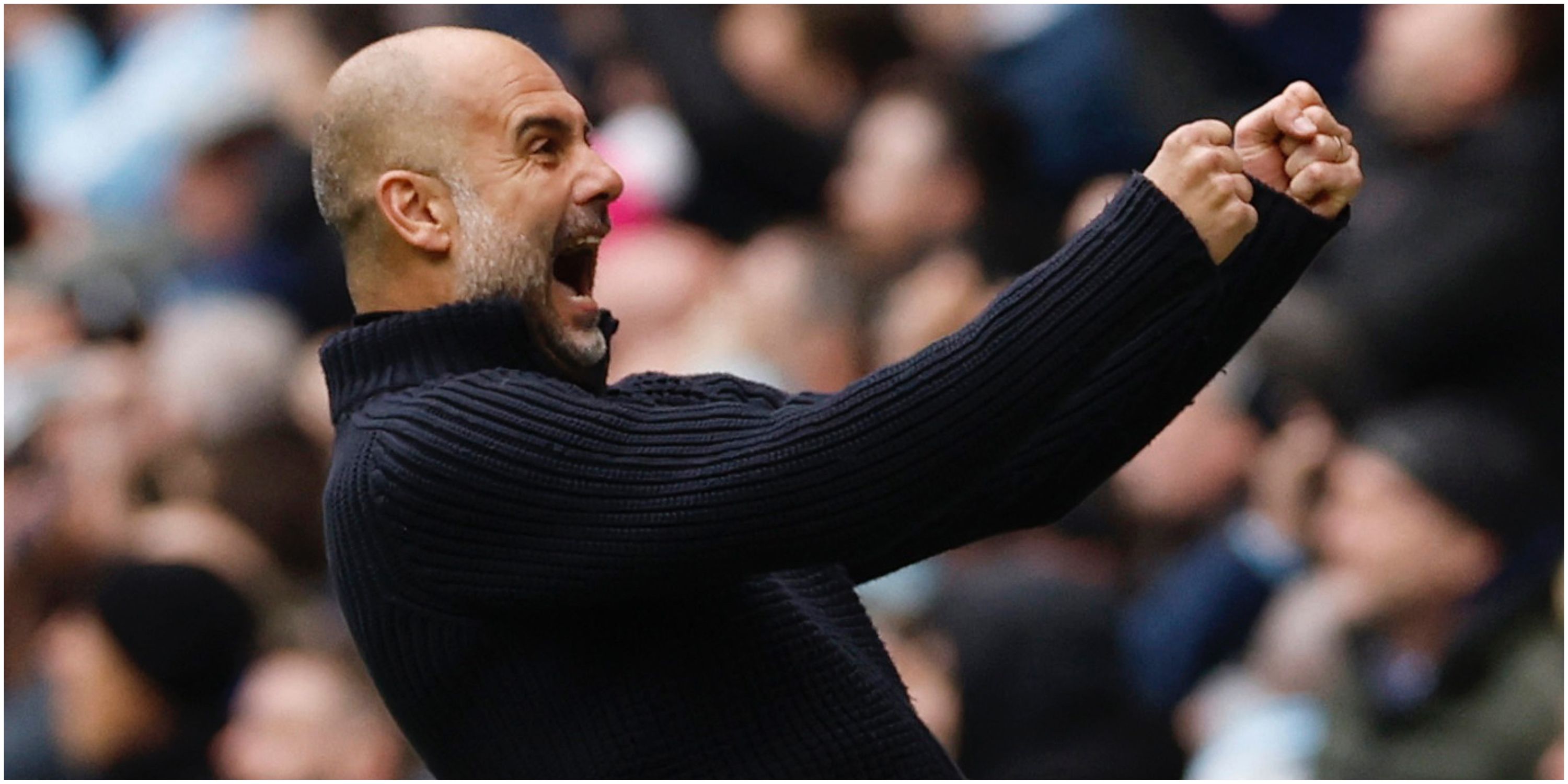 Pep Guardiola Had Everyone Laughing With His Celebration For Man City ...