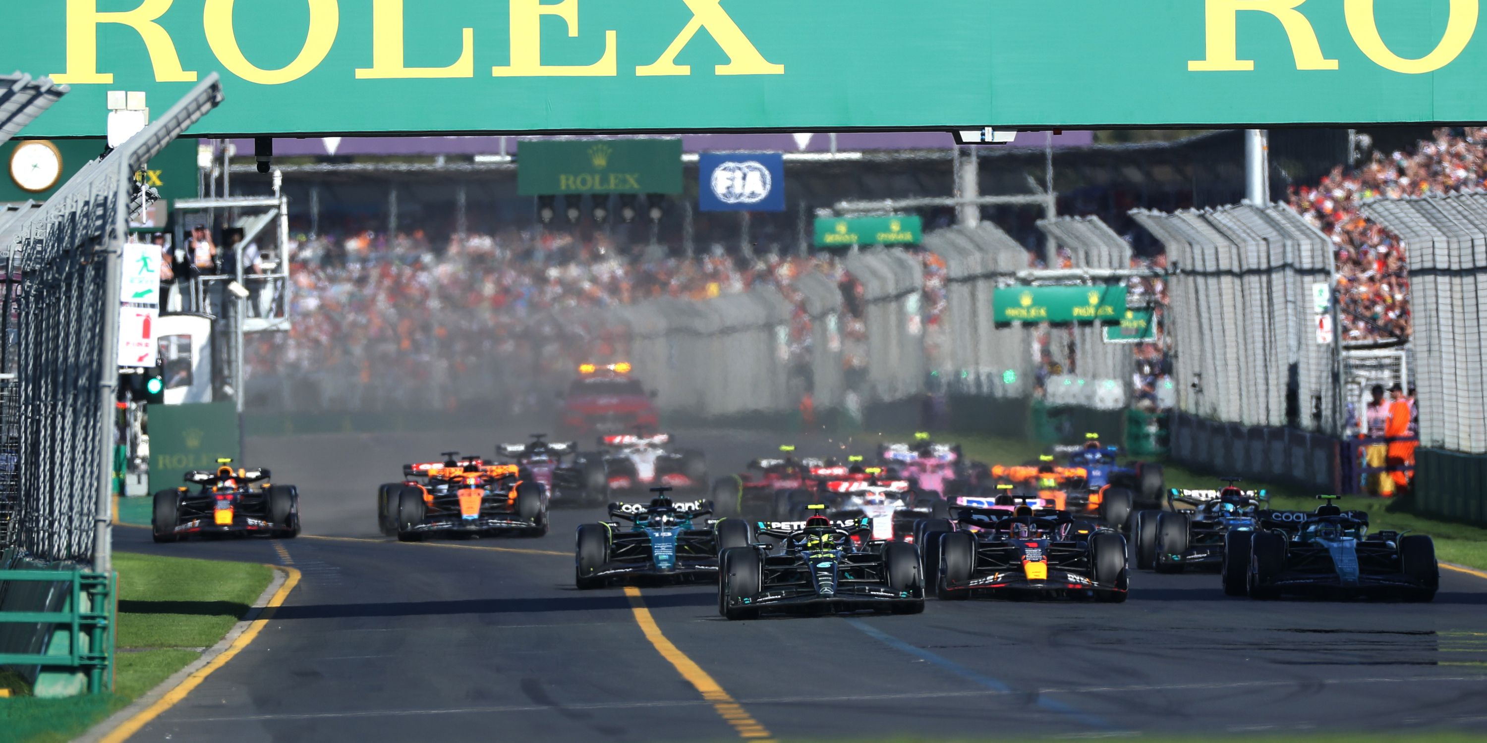 Australian Grand Prix restart