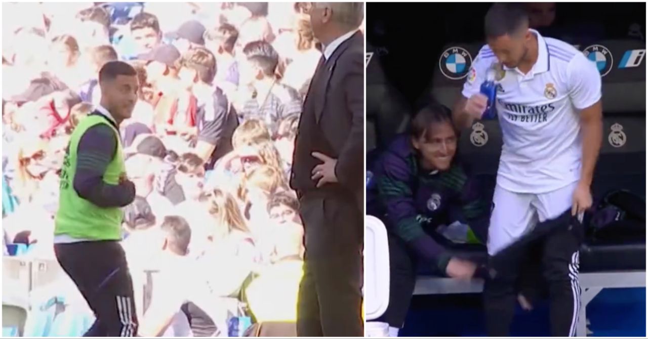 Eden Hazard: Real Madrid star's reaction to being told he was playing