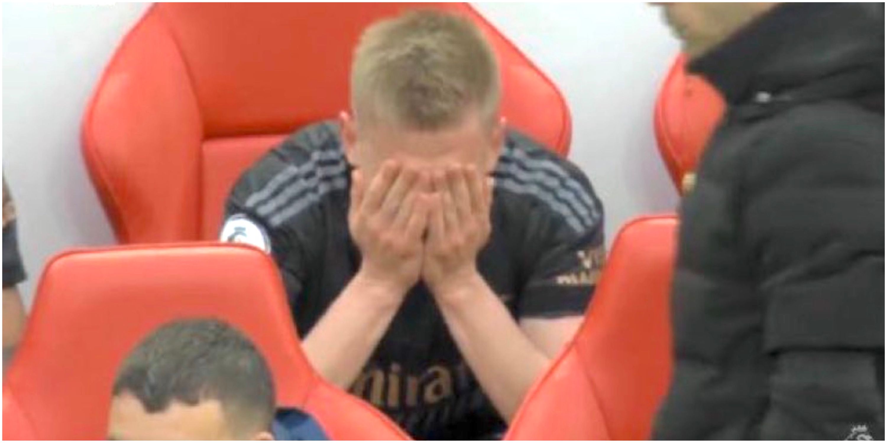 The reason Oleksandr Zinchenko was in tears on Arsenal bench after coming off vs Liverpool