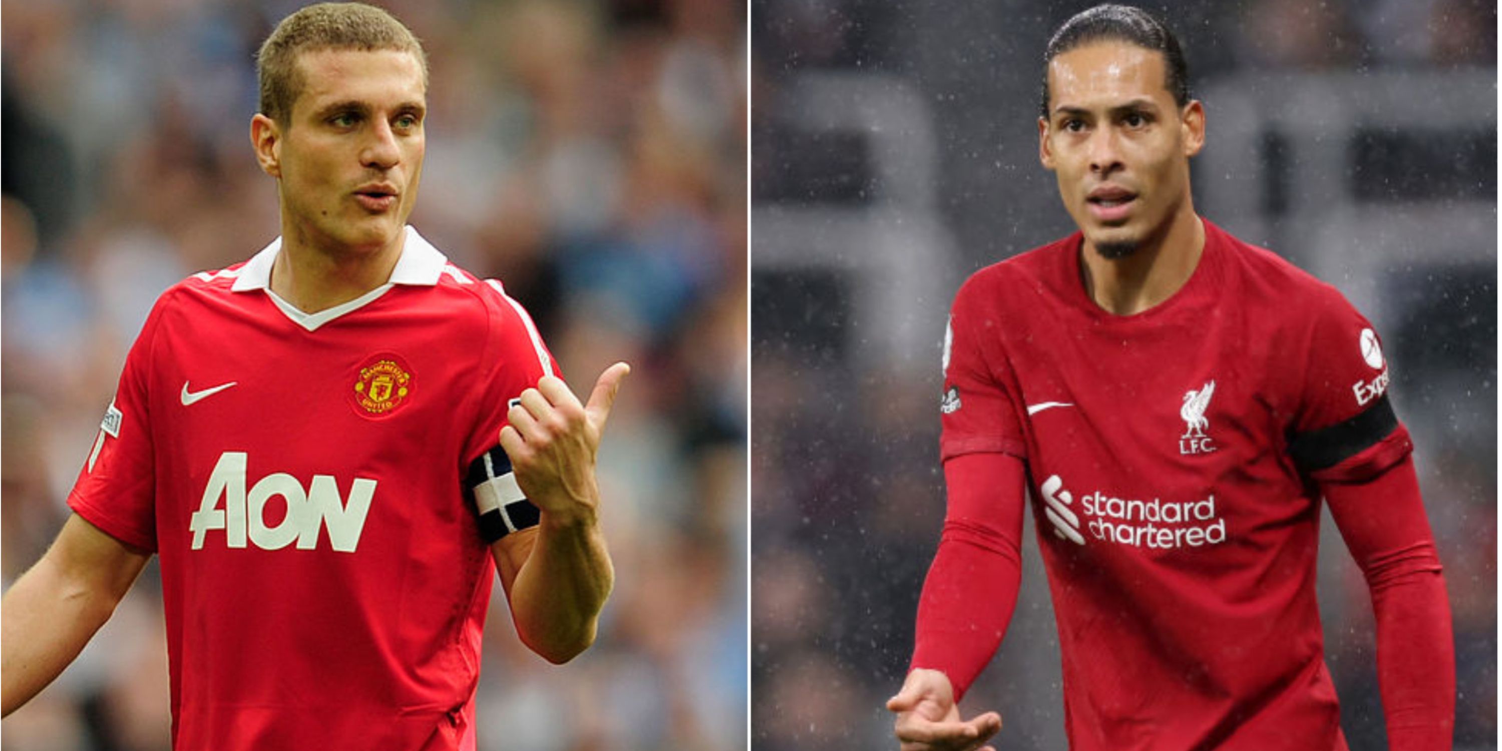 Virgil van Dijk vs Nemanja Vidic Their Premier League stats compared