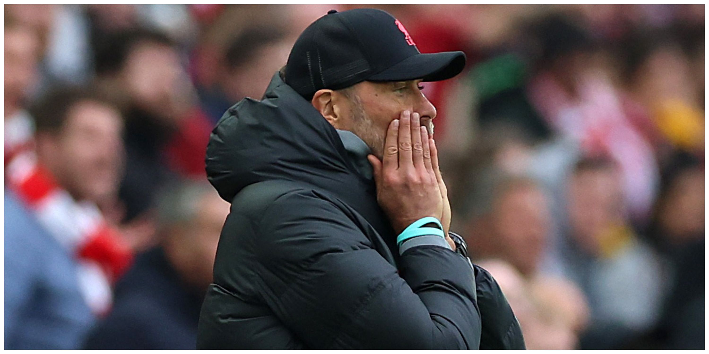 Liverpool manager Jurgen Klopp in disbelief