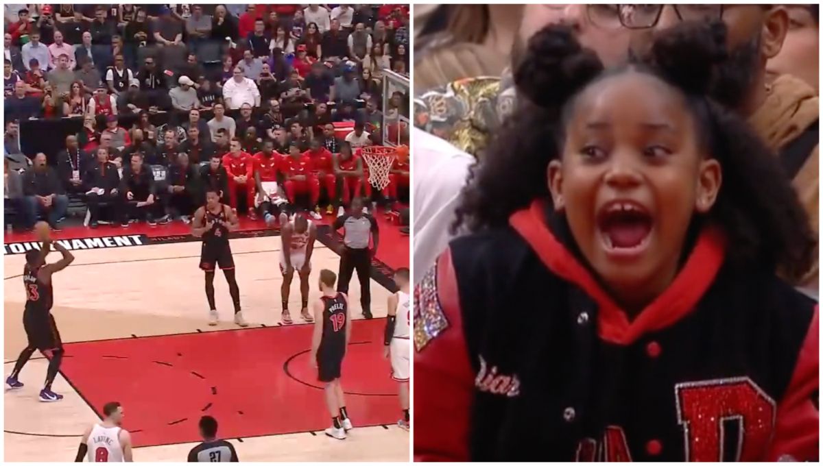 NBA star DeMar DeRozan's daughter goes viral for screaming to distract