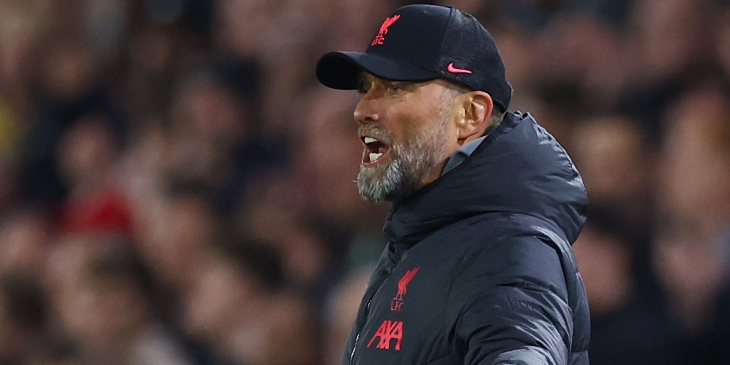 Liverpool manager Jurgen Klopp on touchline