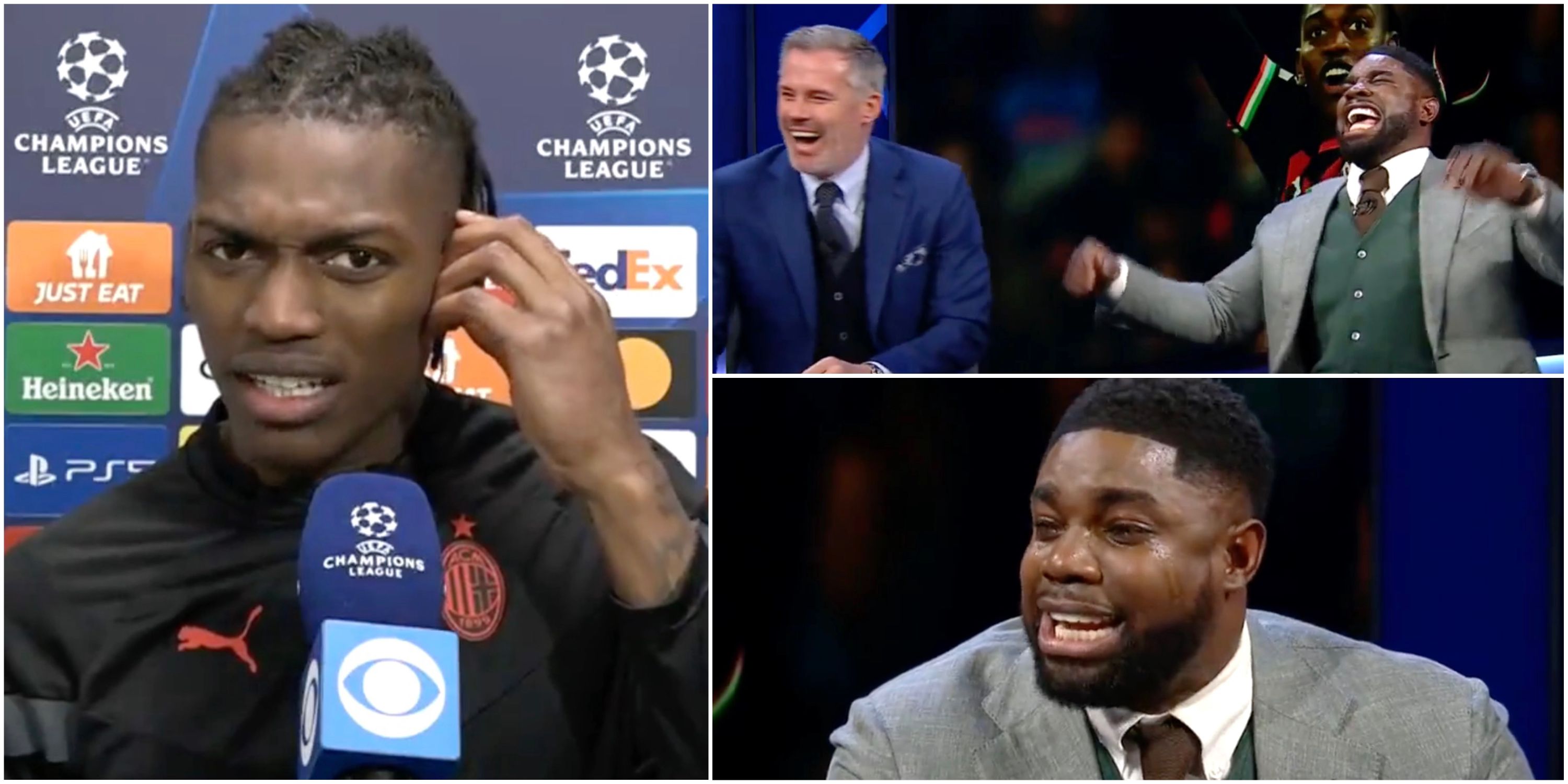 Micah Richards in tears as Jamie Carragher’s accent baffles AC Milan’s ...