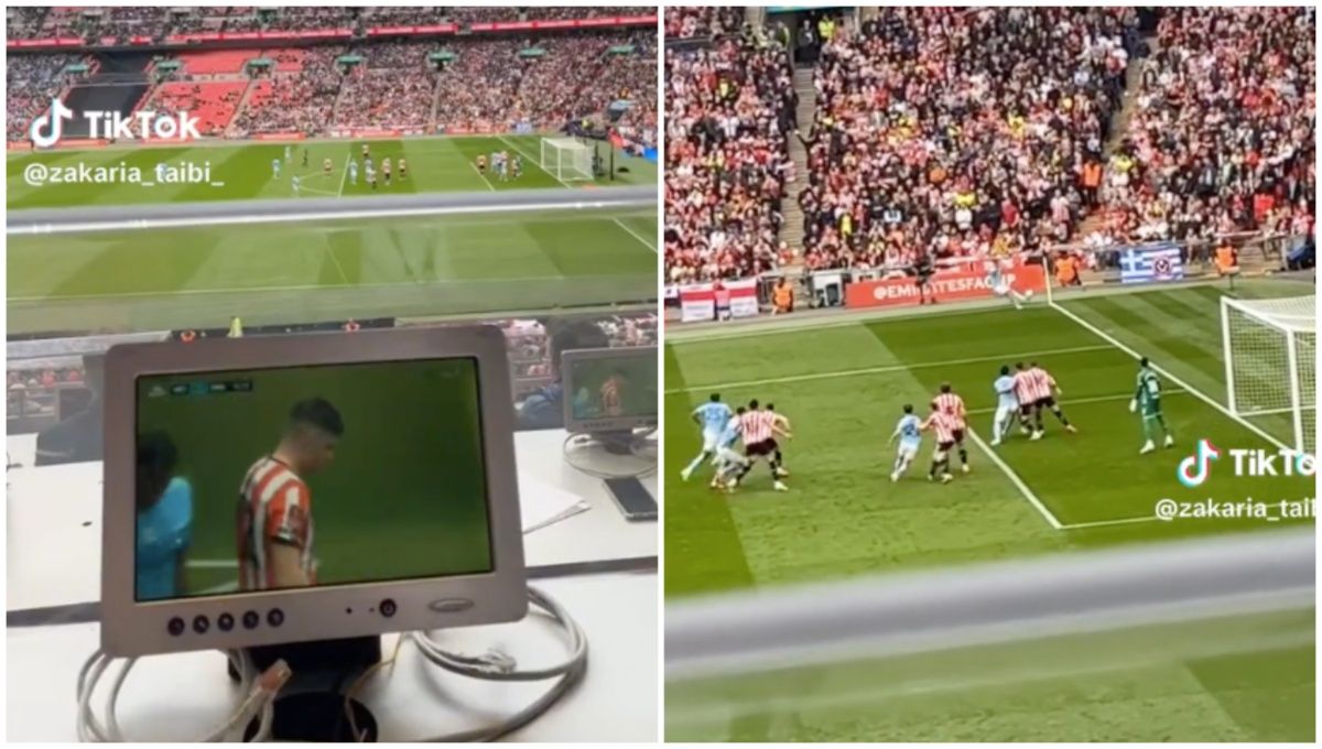 Video from FA Cup semi-final shows the delay between football games and  live TV broadcast