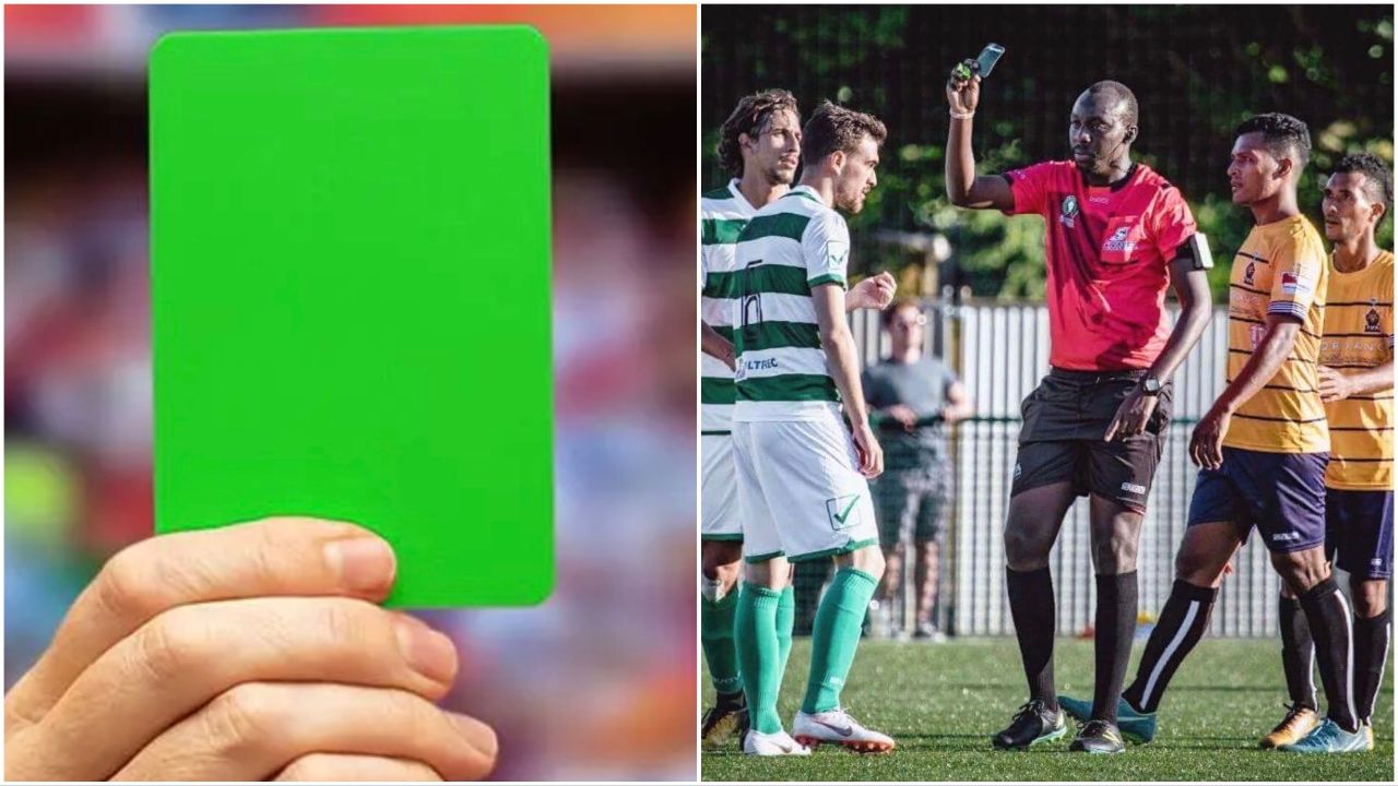 Green card in football What is it for?