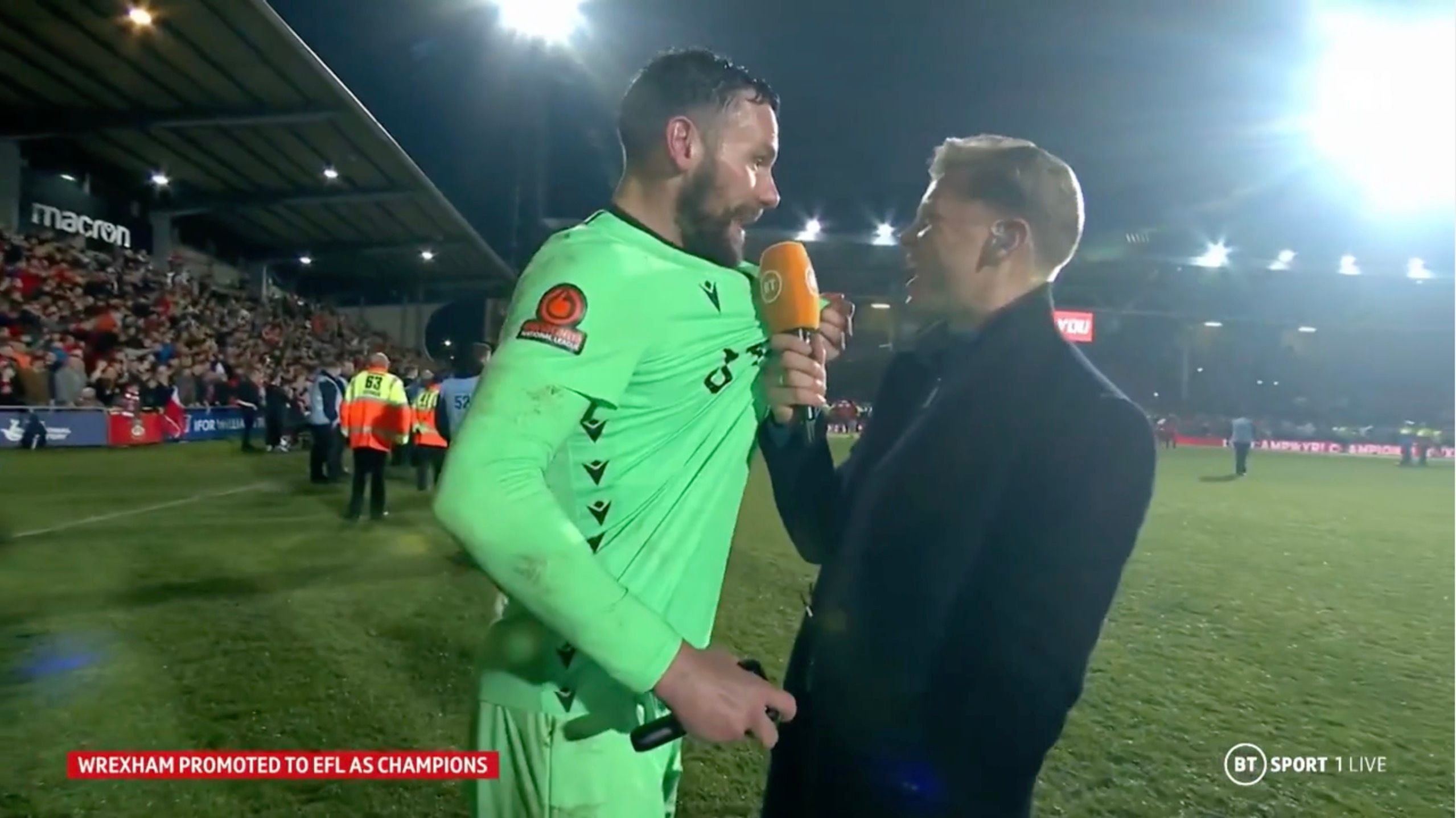 Wrexham: Ben Foster’s Interview After Promotion Was Superb