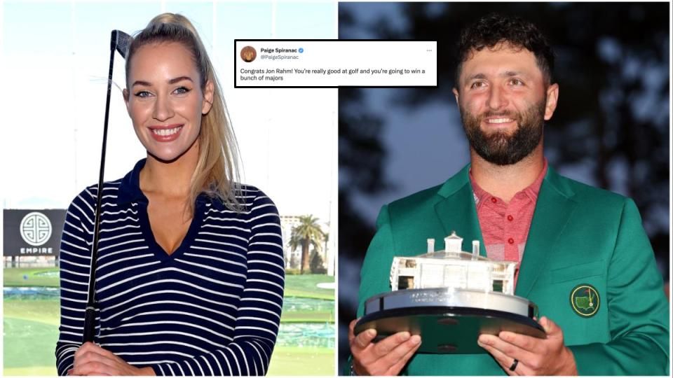 Paige Spiranac sends brilliant message to Jon Rahm after Masters win