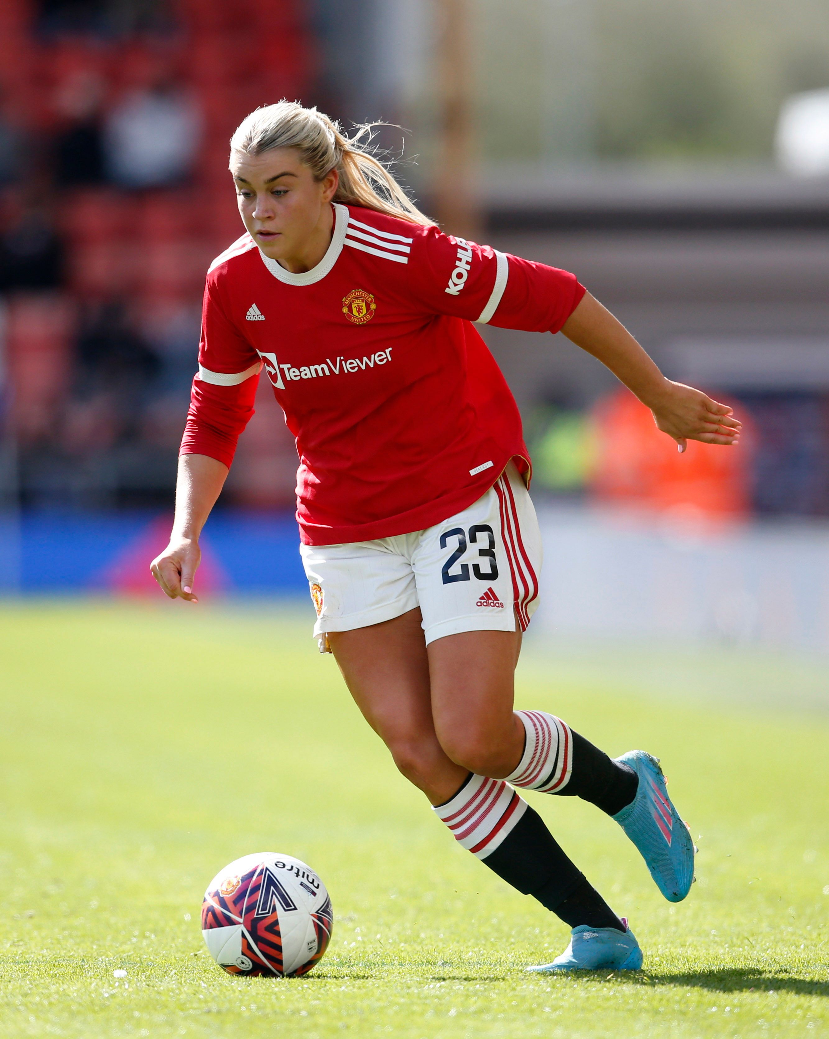 Alessia Russo could be a 'great' fit for Bayern Munich Women if Manchester United contract negotiations fail. Credit: Action Images via Reuters.