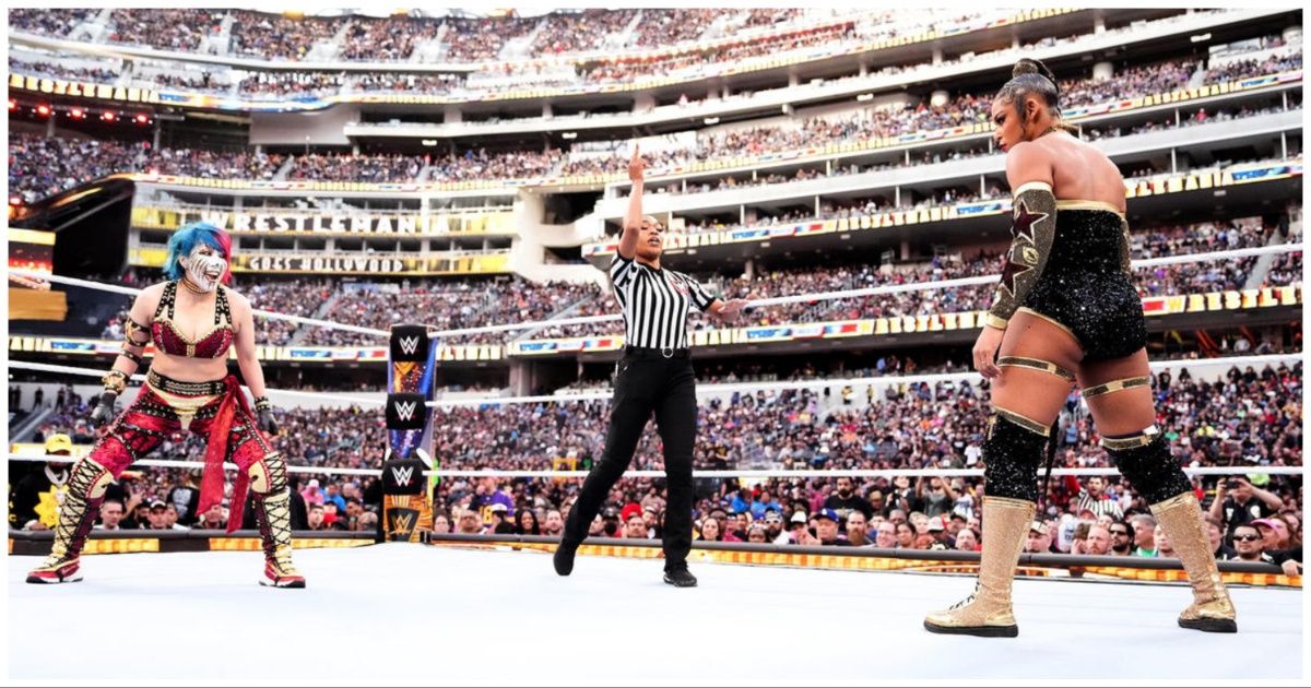 Bianca Belair vs Asuka at WrestleMania