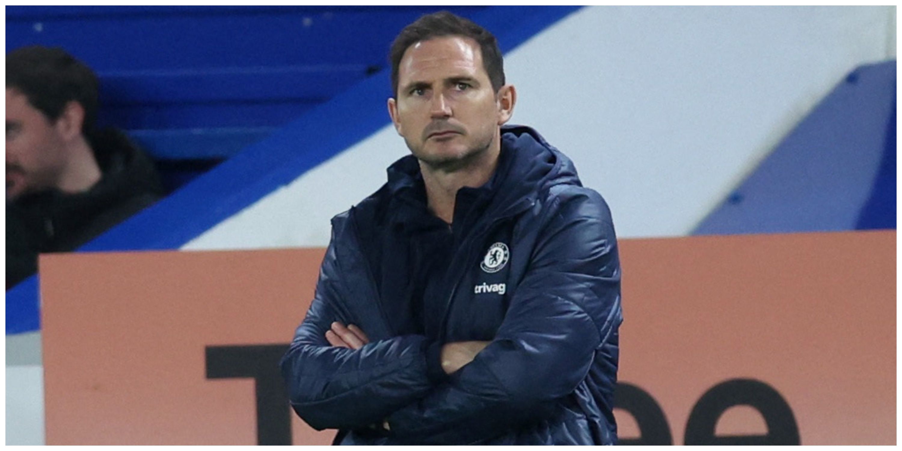 Chelsea interim manager Frank Lampard with arms crossed