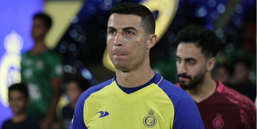 Cristiano Ronaldo in action for Al-Nassr