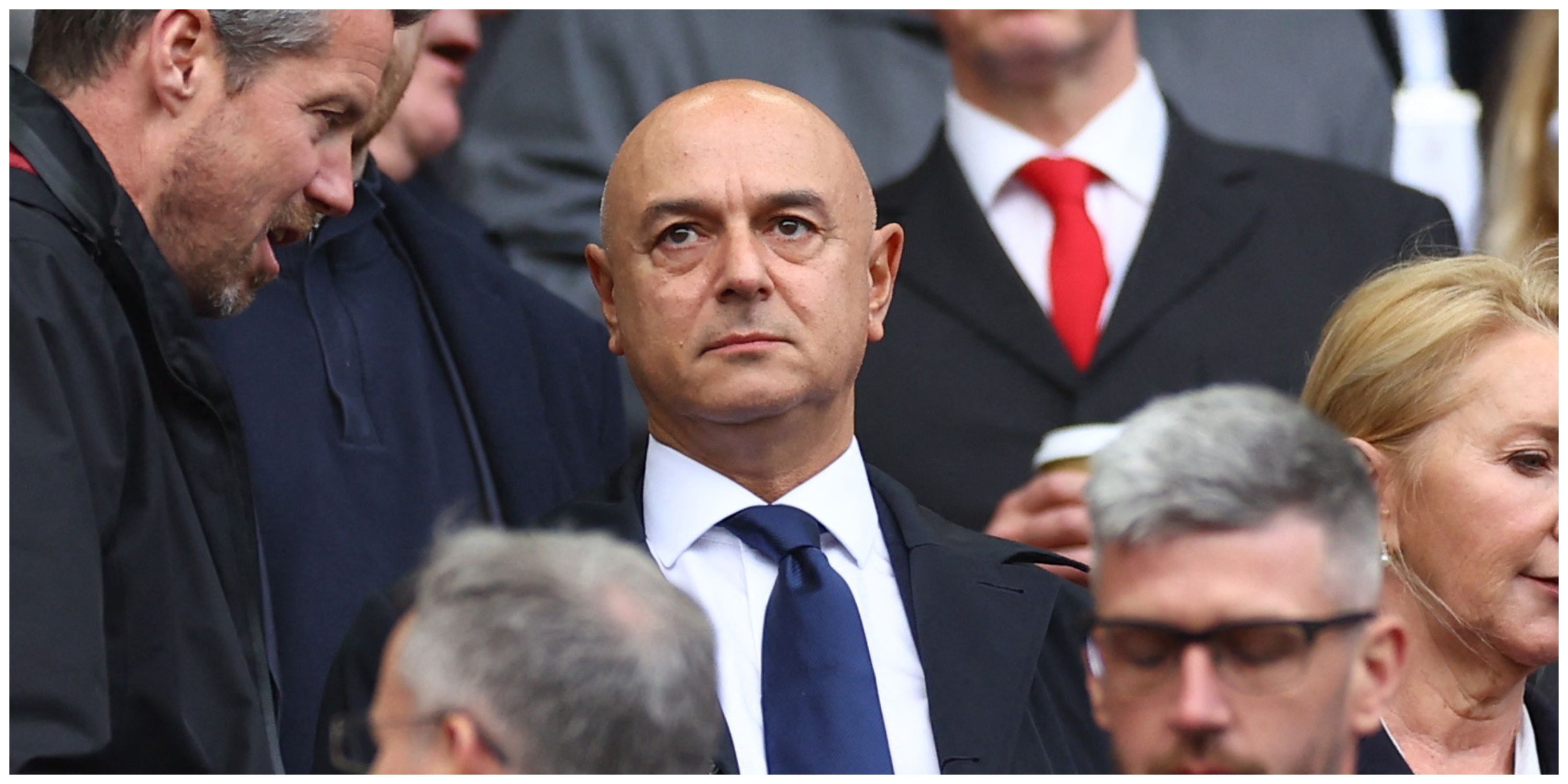 Tottenham chairman Daniel Levy at Liverpool game