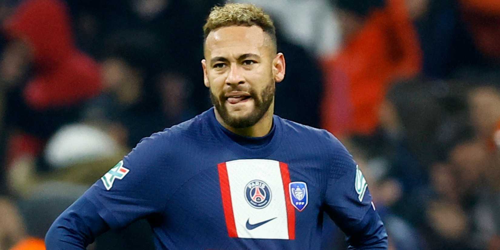 Neymar in action for PSG