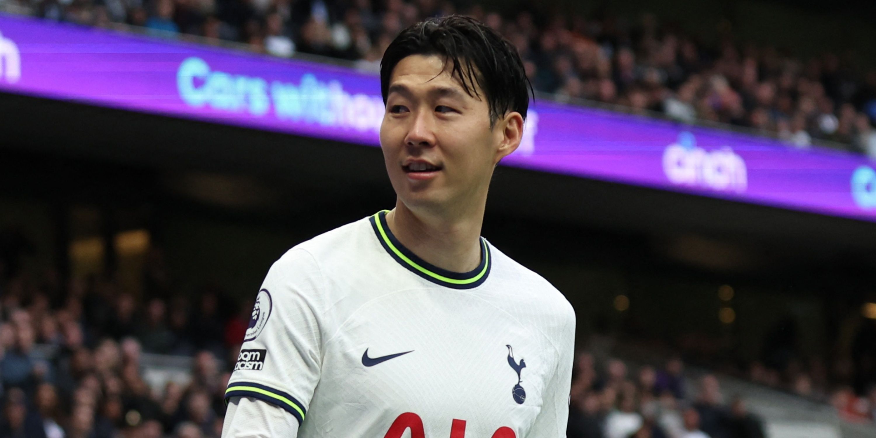 Son Heung-min in action for Tottenham vs Crystal Palace