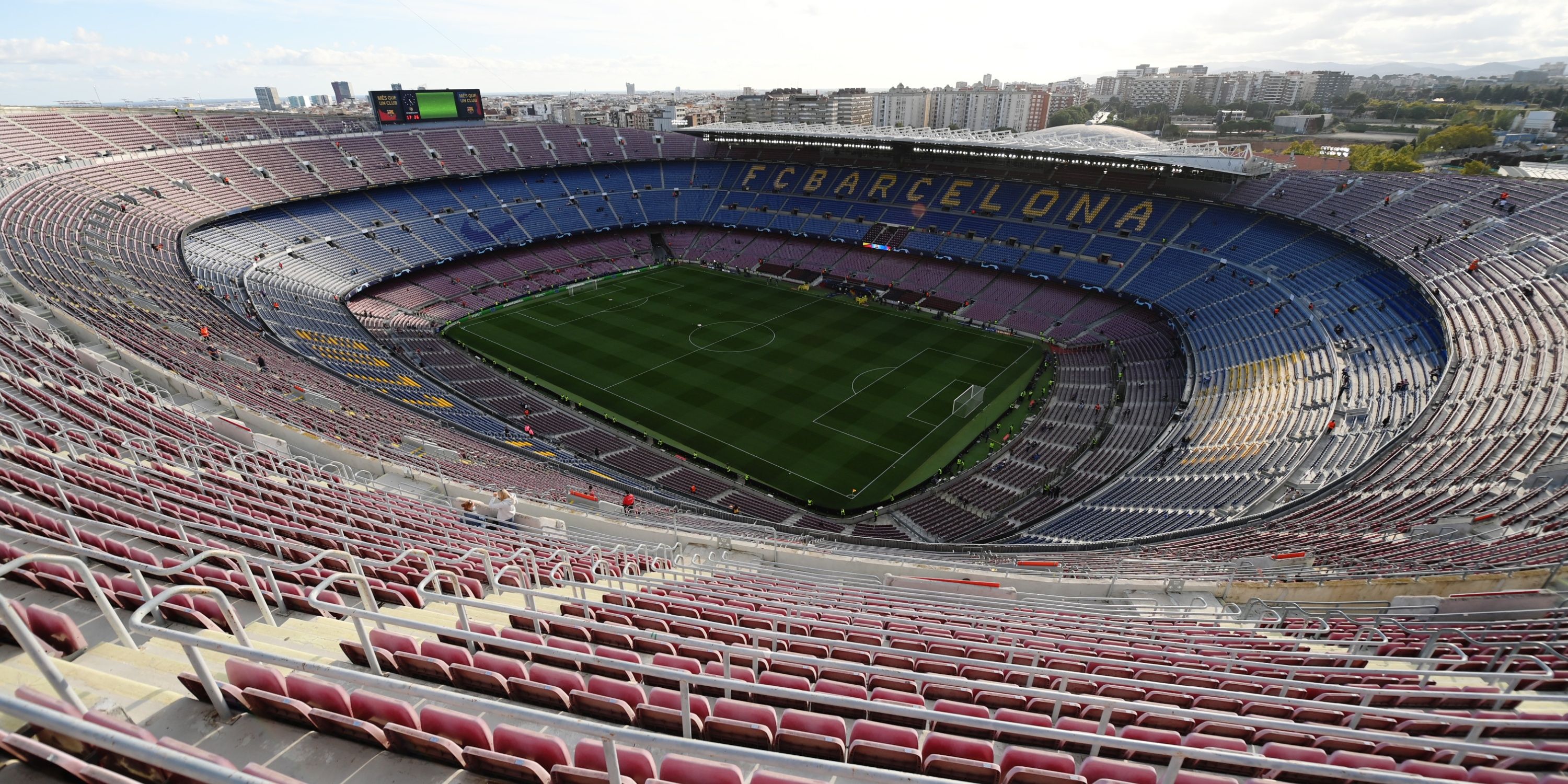 Barcelona's Camp Nou stadium.