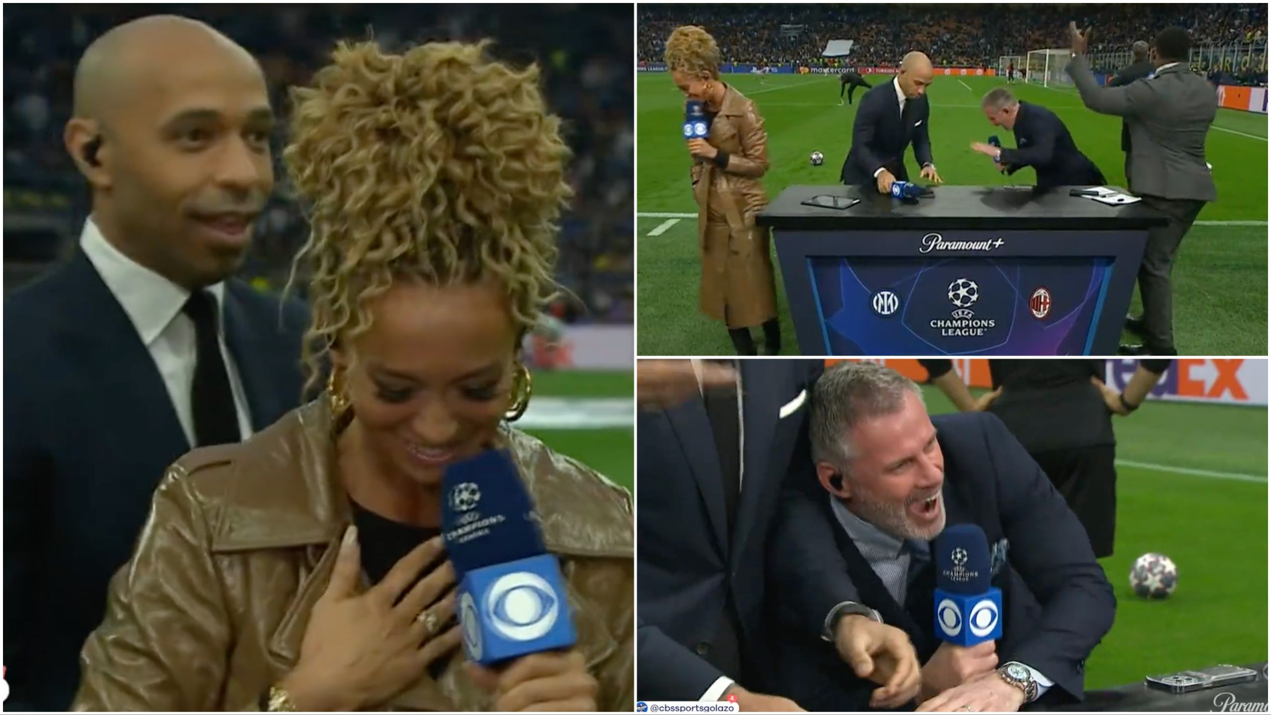 Kate Abdo's priceless comeback leaves Thierry Henry speechless at