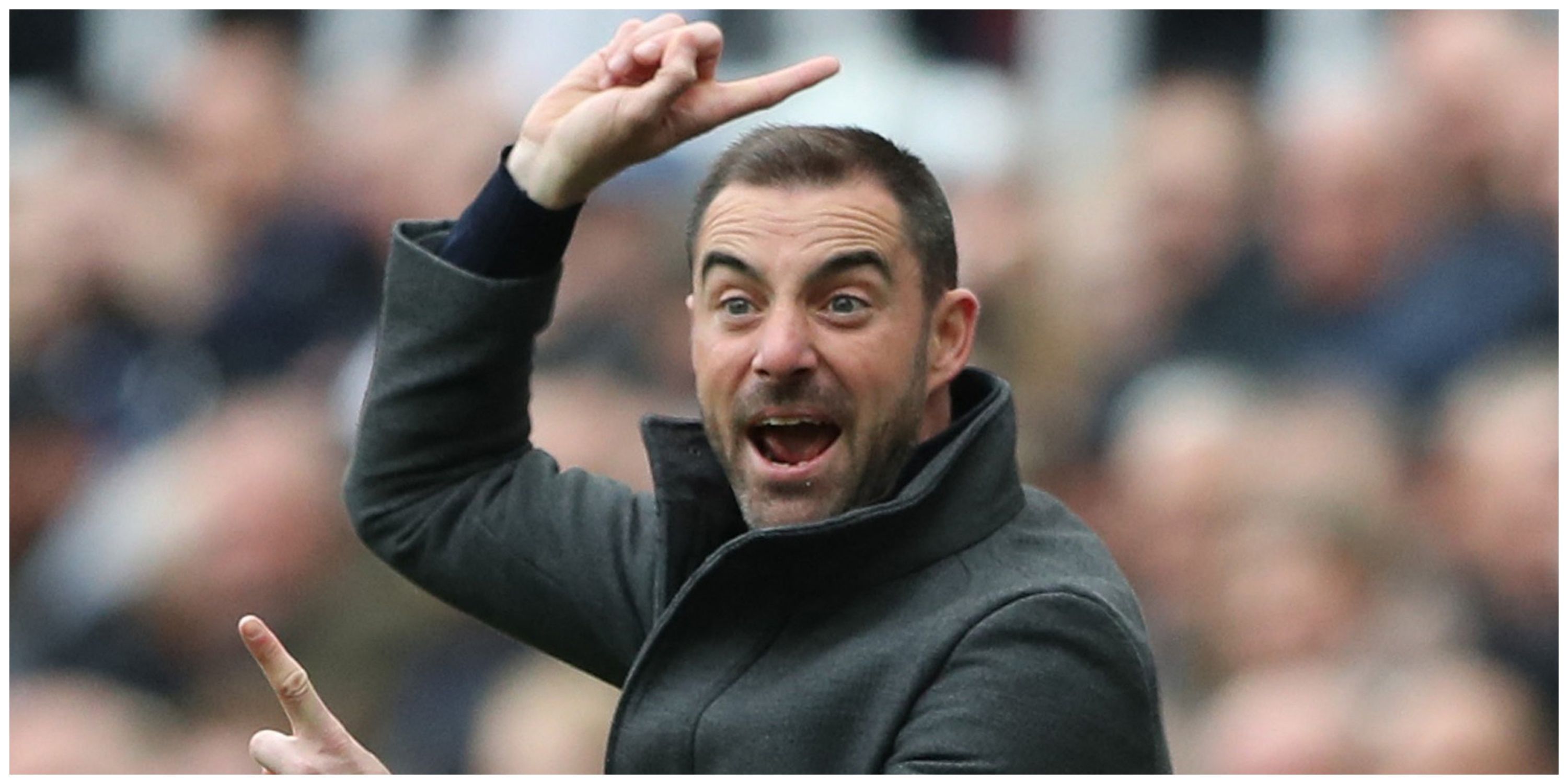 Southampton caretaker manager Ruben Selles animated on touchline