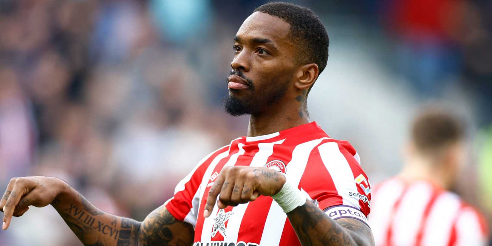 Ivan Toney in action for Brentford