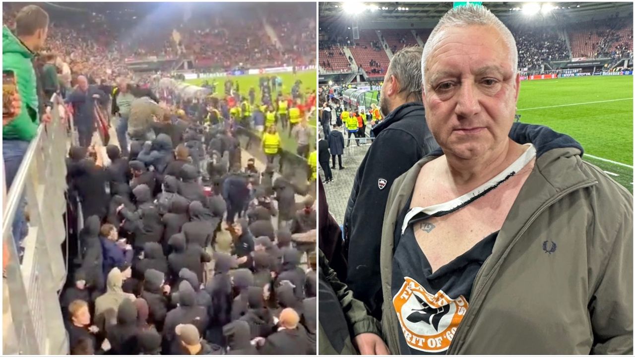 West Ham fan ‘Knollsy’ speaks out after going viral for fending off mob ...