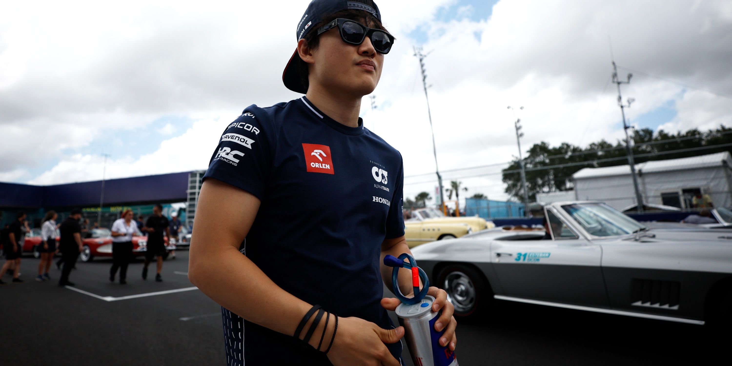 Yuki Tsunoda at the Miami GP